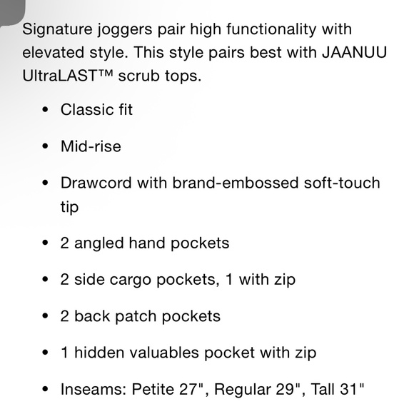 Jannuu Jogger Scrubs - Picture 2 of 2